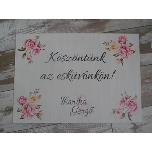 Esküvői felirat - 4. kategória